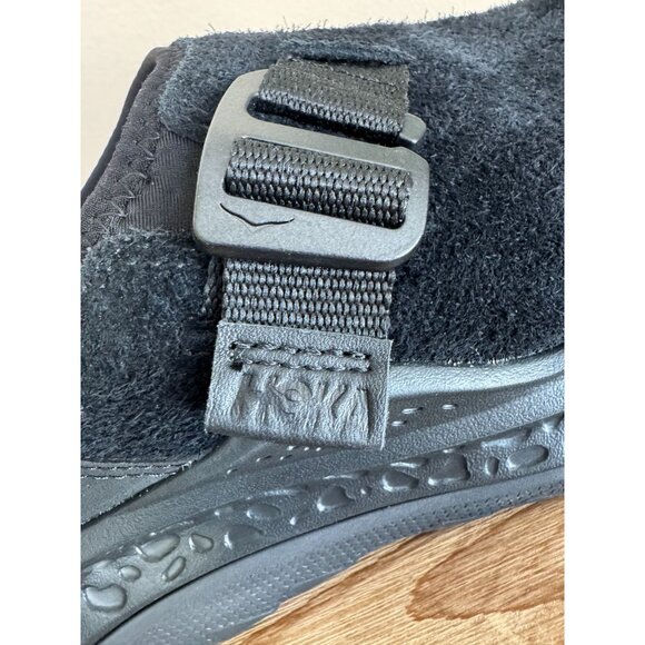 Hoka One One ORA Primo EXT All Black Suede Slip-On Mule Sneaker Clogs Size 8.5 - Picture 9 of 15